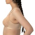 Bebelle, X-Over, Bra for girls and women, Crossover Bra, B Cup, Skin, Formal Bra.. 