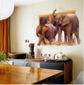 3D Elephant Wall Sticker For Kids Room Wall Decoration Stickers SK9018. 