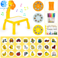 New Big Size Children Educational Learning Drawing Projector Table,  Mini Led Projector Art Drawing Table Light Toy for Kids, Educational Toys Birthday Gifts for Age 3, 4, 5 Girls Boys, Kids Painting Board Desk Arts And Crafts. 