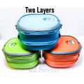 Airtight Lunch Box 3 layers | 2 Layers Round Rectangle| Single Lunch Box for School & Offices [2.7 Litres]. 