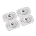 4Pcs 360° Caster Wheel Directional Roller Self-adhesive Universal Pulley Shelf Roller Garbage Can Furniture Caster Bottom Of The Box Pulley Move The Universal Caster For Cabinet Drawer Storage Box Trash. 