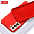 Biruiqu For Samsung Galaxy S21 S21+ S21 Plus S21 Ultra Case Liquid Silicone Soft Gel Rubber Shockproof Cover. 