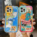 Luxury Super cute Retro cartoon soft silicone case for iPhone 11 12 Pro Max 13 XR X XS 7 8 Plus Summer atmosphere Back Cover. 