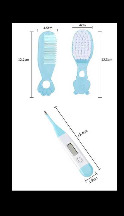 10Pcs%20Multi-Piece%20Baby%20Care%20Kit%20Newborn%20Nail%20Cutter%20Thermometer%20Beauty%20Brush%20Kit%20Scissors%20comb%20Teether%20Function%20Child%20Toiletry%20kit%20baby.%20-%20Image%204