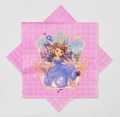 PRINCESS SOFIA THEME NAPKINS PACK OF 20 PARTY TABLEWARE NAPKINS. 