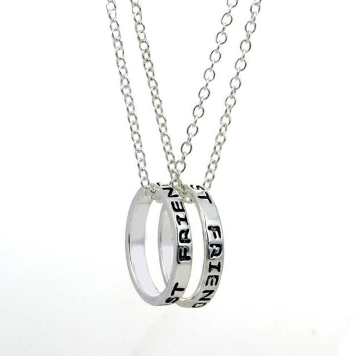 New Best Friend 3 Pieces / Set Of Alloy Color Ring Fun Wild Men And Women Best Friends Jewelry