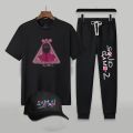 "Squid Game 2-Pack Collection: 3-Piece Tracksuit and Cap Set – Premium Fan Apparel for Ultimate Comfort and Style". 