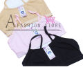 Pack Of 04 Teenage Bra Biddies For Girls Soft Fabric Multi Colour Camisole for Girls Undergarments Bra for Girls. 