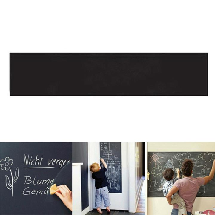 【DM bag factory Store】45x200cm Removable Chalkboard Blackboard Wall Decal