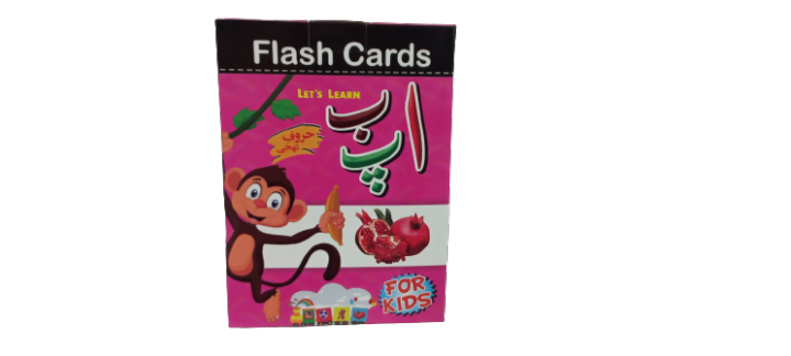 Flash Cards ABC Numbers 123 Urdu Alphabets Alif Bay Pay with Pictures For Toddlers Books for Kids Learning Education 5.5 inches x 3.5 inches