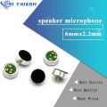 6*2.2mm Microphone Capacitive Electret Microphones Pick Up Sensitivity Electret Condenser 6mmx2.2mm Loudspeaker Mic For Arduino. 
