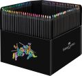 Faber-Castell Eco Pencil Super Soft Touch Black Edition 3mm Lead Color Pencil 100 Colors Set. 