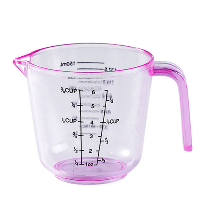 1Pc 150/300/600Ml Multipurpose Plastic Measuring Cup Heat Resistance With Scale Measuring Cup Kitchen Supplies