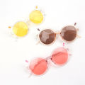Red Black Cat Eye Eyeglasses Round Children Glasses Cat Ear Baby Boys&Girls Kids Sunglasses. 