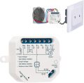 WiFi Shutter Switch Control Module for Electric Shutters Voice Control with Alexa and Google Home Smart Life App Control Timer Switch for Blinds and Blinds 300W. 