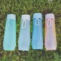 School Water Bottles for Kids- Best Plastic Water Bottle for Girls- Frosted Acrylic Bottle. 
