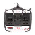 New RC Tech 6 CH Flight Simulatorr Remote Control w/ Software for Helicopters/ Airplanes. 