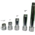 All size Brass C.P Extension Nipple Socket Good Quality Chrome Plated Forged Brass Extension Pipe fitting Nipple For Water Extension Nipple  cp nozzle null extension Cp nipple extension for muslim shower toilet hand shower and bib tap thread nipple. 