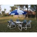 New Design Waterproof Outdoor Garden Chairs (set of 4) - With 1Table and 1Umbrella with Every Colours. 