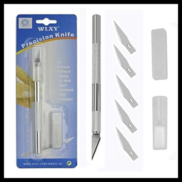 6 pcs WLXY precision art hobby knife set for crafts scrapbook & Mobile repair