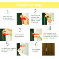 Tape for Door and Window, Self Adhesive D-type Rubber Foam Sealing Tape for Sound Proofing, Dust Stopper, Air and Insect Control. 