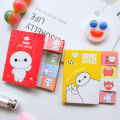 1 book 100 sheets Cartoon Sticky Note Stickers Cute Message Note Paper Student Stationery Office Supplies. 