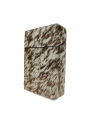 Genuine Cowhide Leather Cigarette case with a Touch of Unique Original Cow Skin". 