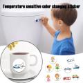 Pee Targets Potty Training Stickers Urinal Bullseye Training Toilet Sticker Thermochromic Urinal Training For Kid Potty D7L2. 