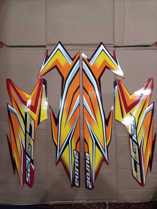 Tanki Tapa Sticker 2021 Model Honda 125 ( COMPLETE SET )