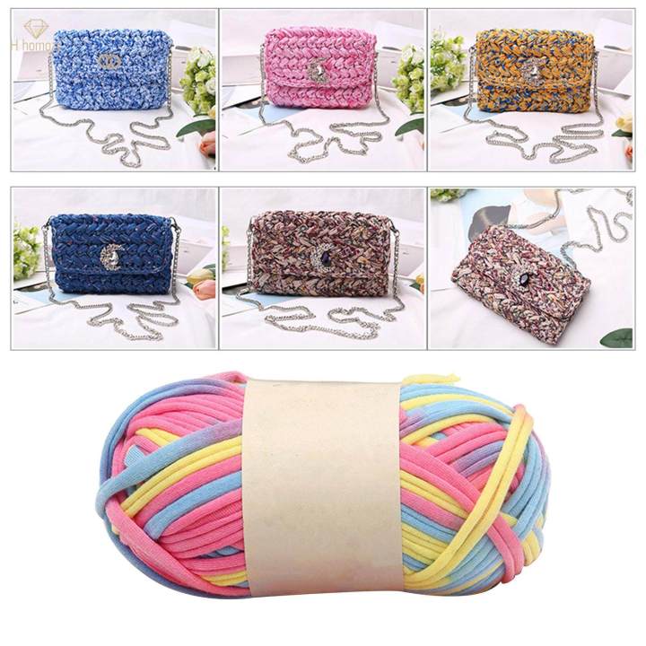 Fabric Cloth Yarn Weaving Thread Soft Knitting Yarn for Macrame Rugs Craft