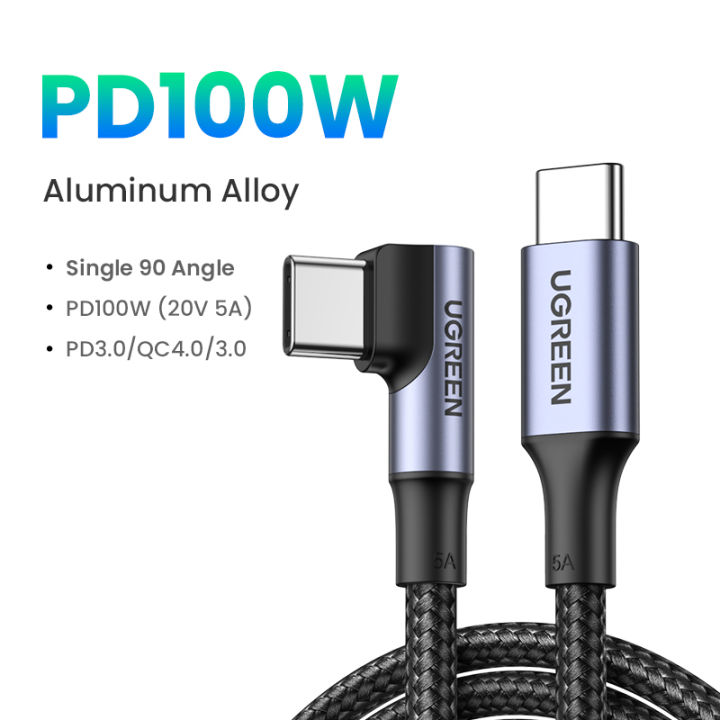 UGREEN USB Type C to USB C PD 100W Cable for Samsung Galaxy S25 S24 Note 20 Nintendo Switch Fast Charger Cable for Macbook Pro Air Support Quick Charge 4.0 USB Cable