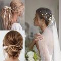 Pearl Wedding Hair Pins wedding pins pearls hair pins white pearl wedding accessories bridal hair accessories. 
