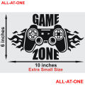 ALL-AT-ONE # 46 (" GAMING ZONE ") Self-Adhesive, Vinyl (pvc), Waterproof, Wall Decal, Art Sticker For Computer Room, Gaming Room, Bedroom, Their Door,  And To Gift Your Friends And Relatives.. 