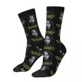 Funny Crazy Sock for Men Regan Macneil Design Hip Hop The Exorcist Horror Film Quality Pattern Printed Crew Sock Seamless Gift. 