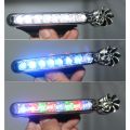 2Pieces Car Wind Power LED Driving Fog Decor Lamp DRL Daytime Running Light（model：blue）. 