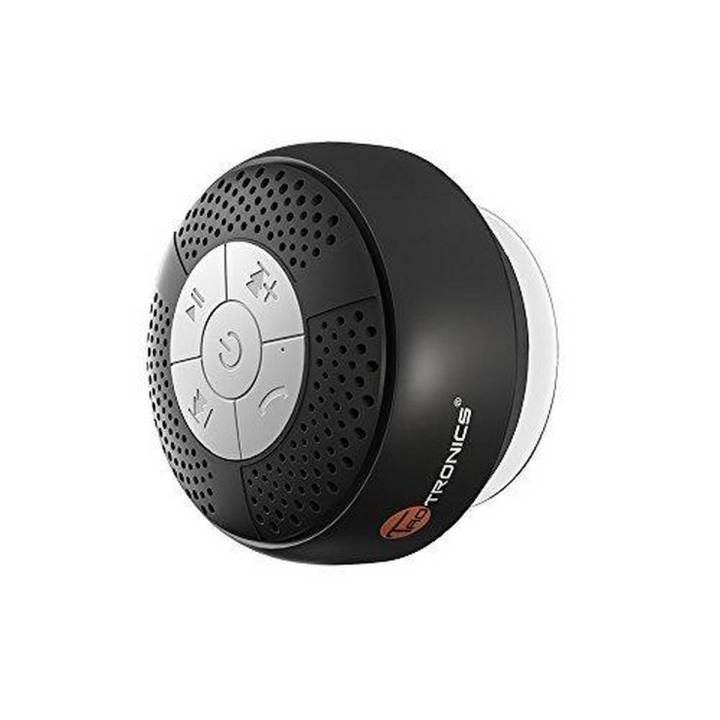 TaoTronics Bluetooth Shower Speaker, Water Resistant Portable Wireless Shower Speaker (Crisp Sound, Build-in Microphone for Hands-Free Calling, Solid Suction Cup, 6hrs Play Time, Control Buttons)