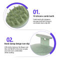 Scalp Massager Shampoo Brush Finger Portable Silicone Soft Hair Deep Cleaning Massaging Brush Bath SPA Shower Tool. 