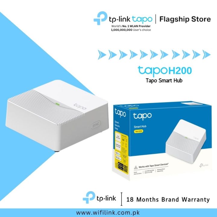 TP-Link Tapo Smart Hub Tapo H200 Tapo Smart Hub - 18 Months Brand Warranty