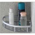 Single Layer Aluminium Bathroom Corner Rack. 