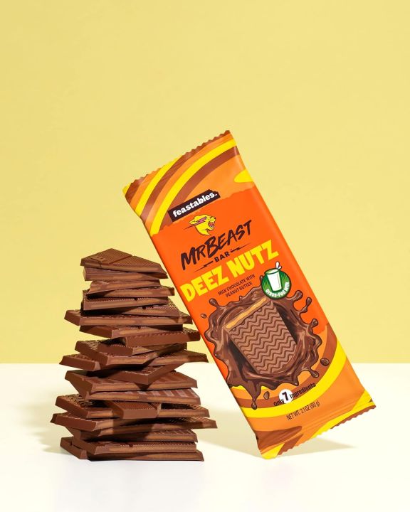 FEASTABLE DEEZ NUTS MR BEAST CHOCOLATE 60G