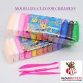 6 pcs clay for kids (china meti) 8D modeling clay for kids slime clay/ Best Modelling Clay for Kids. 