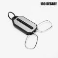 Nose Clip Reading Glasses for Men Women Portable Hyperopia Glasses Eyeglasses Folding Glasses with Keychain +1.0 To +3.0 Loser Lione. 
