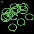 16 Pieces Plastic Circle Rings Handcrafts Openable Rings Suit Notebook, Journal, Diary, Loose Leaf. 