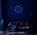 Neon Wall Clock | Wall Clock | Night Light | Acrylic Wall Clock | Clock | Round Clock | Multi Color Neon | Neon style Clock | Acrylic Modern Light Wall Clock | Engraved Acrylic Style | Laser Engraving Acrylic | Room Night Light Wall Clock | Ghar Araish |. 
