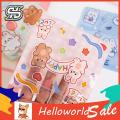 HelloWorld Biscuits Bags Transparent Candy Biscuit Gift Cartoon Self Sealing Storage Pouches. 