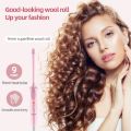 Pencil Curling Iron 9mm Ionic Tourmaline Ceramic , Professional Hair Curling Rod, Saloon Hair Curler. 