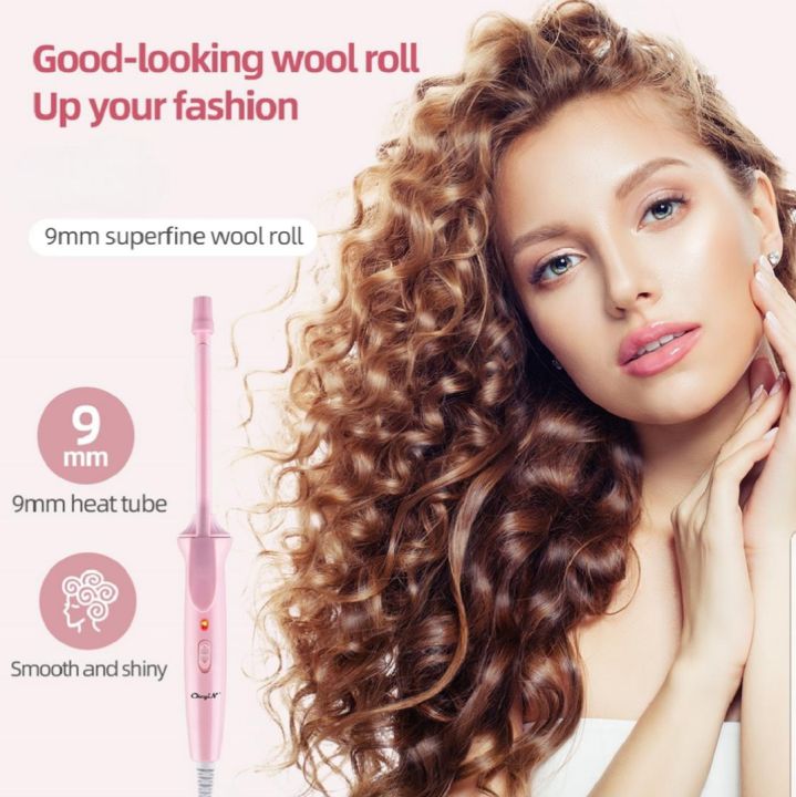 YAOFEI%20Pencil%20Curling%20Iron%209mm%20Ionic%20Tourmaline%20Ceramic%20,%20Professional%20Hair%20Curling%20Rod,%20Saloon%20Hair%20Curler%20-%20Image%207