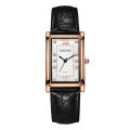 New net celebrity versatile set diamond square watch wholesale Simple fashion belt quartz male and female couple watches. 