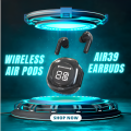 Air39 Wireless Earbuds (Black) — True Wireless TWS | Bluetooth 5.0 | 6h Playtime | HD Sound & Deep Bass | Built-in Mic | Comfortable Fit. 