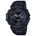 Casio G Shock Black Resin Analog/Digital Black Dial Bluetooth Multi-Function Black Resin Band Watch-GBA-900-1ADR. 
